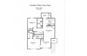 Panther Place 2 bdr 2 bath floorplan